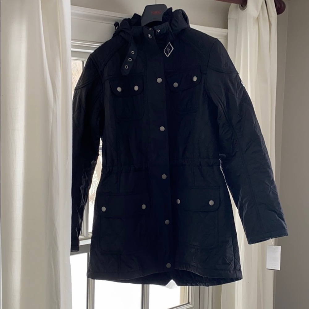 Barbour Arrow Quilted Hooded Jacket